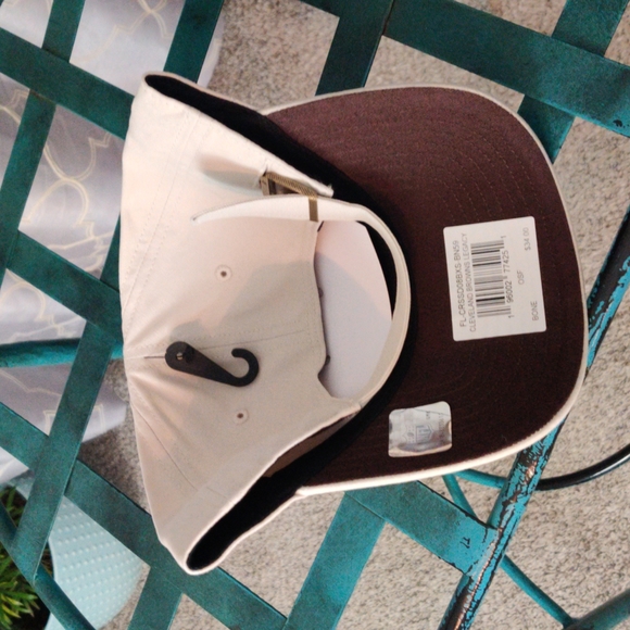 Cleveland Browns Legacy Cap. One Size Fits All, Bone Brown Orange - Picture 3 of 6